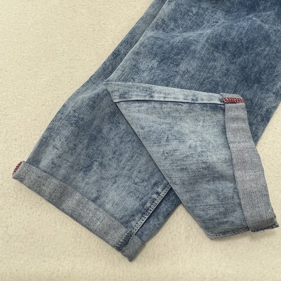 Luxe Women Skinny Jeans Crop Pantacourt Size 2X 20/22 Elastic 4 Way Stretch Blue - Picture 6 of 10